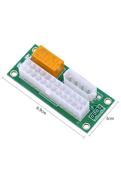 24Pin to 4Pin ATX Power Modül Molex - Resim 3