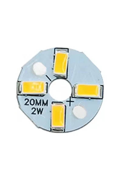5730 6V 2W Beyaz 20mm 4 Ledli Modül - Resim 4