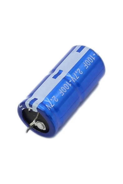 2.7V 100F Süper Kapasitör 22x45mm - Resim 2