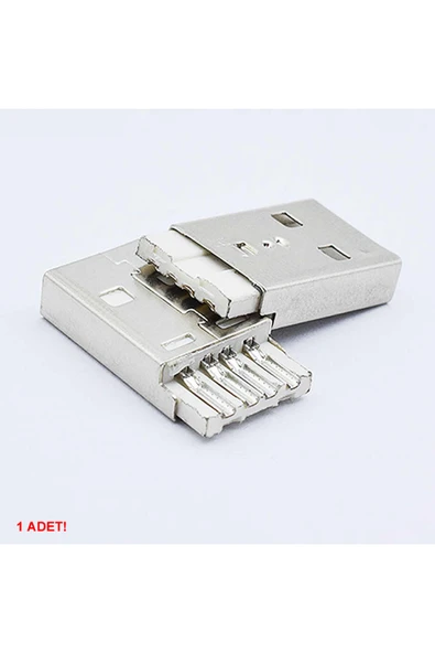 Usb Type A Erkek Soket Lehimlenebilir - Resim 4
