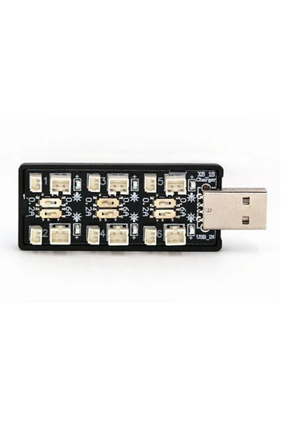 6 Kanal 3.7V Pil Şarj Kartı ürün görseli 1