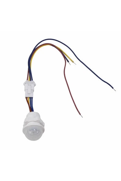 220V PIR Hareket Sensörü 25cm Kablolu - Resim 4