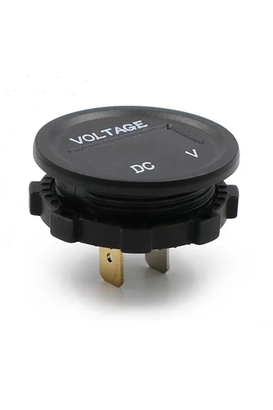 DC Voltmetre 48V Yuvarlak - Resim 5