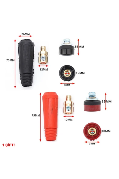 DKJ10-25 200A Konnektör Çift - Resim 8