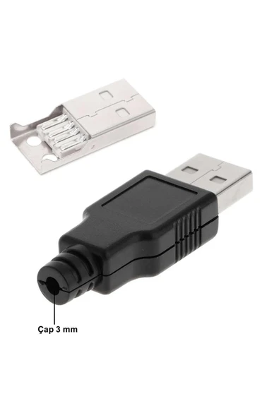Kutulu Usb Type A Erkek Soket - Resim 6