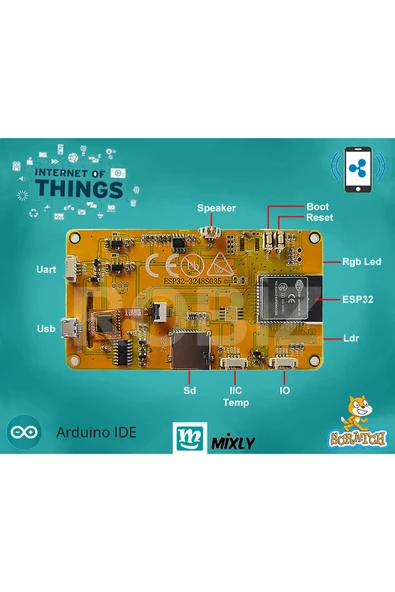 ESP32-48S035 3.5 TFT Modül Kapasitif - Resim 7