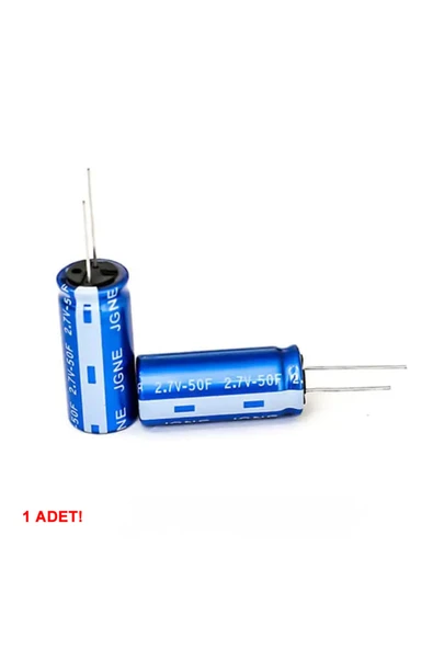 2.7V 50F Süper Kapasitör 18x41mm - Resim 5