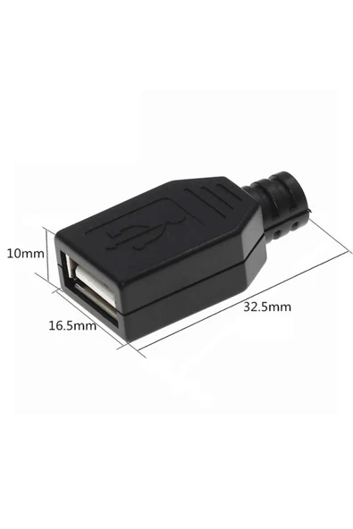 Kutulu Usb Type A Dişi Soket - Resim 8
