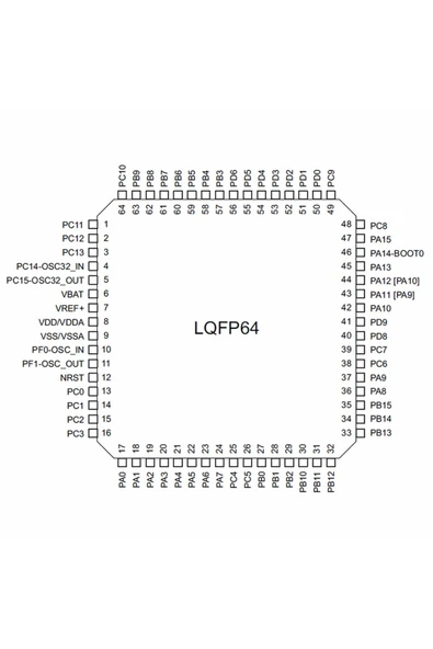 STM32G070RBT6 - Resim 6