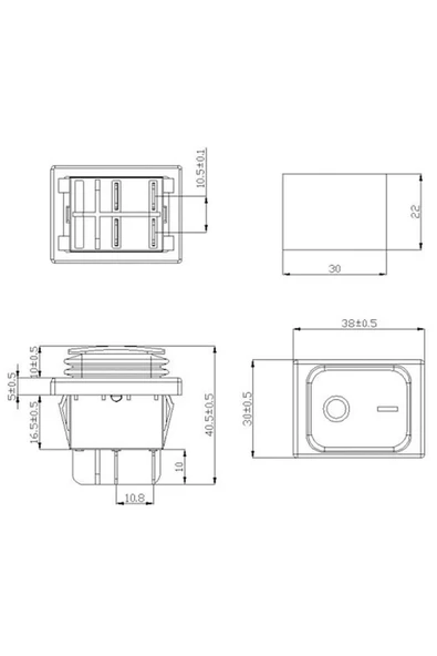 30A 250V Kcd4 Anahtar - Resim 8