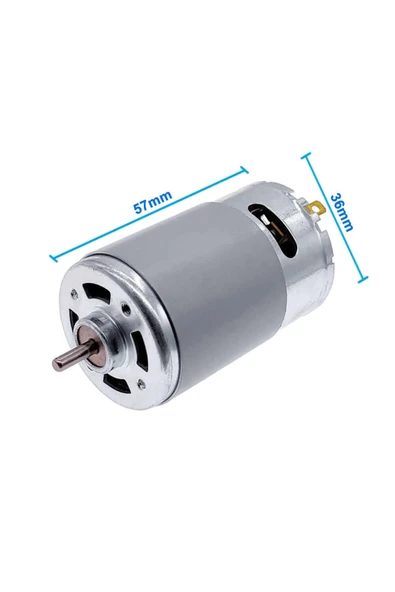 RS555 12V DC Motor 7500 Rpm ürün görseli 1