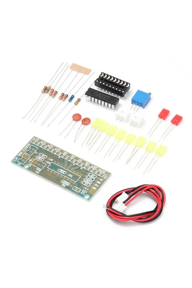 LM3915 10 Led Vumetre Kit - Resim 3