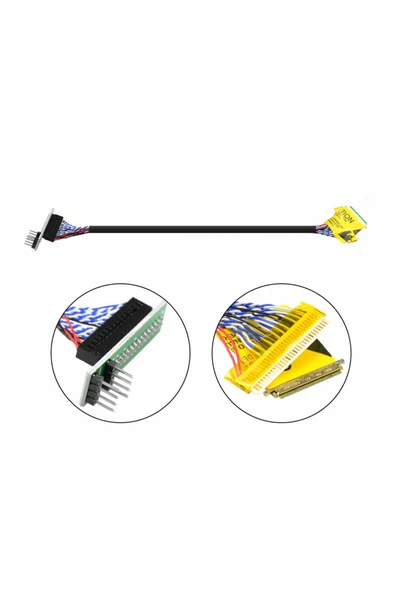 30/40 Pin to DIP8 Lcd Edid Kablosu - Resim 4