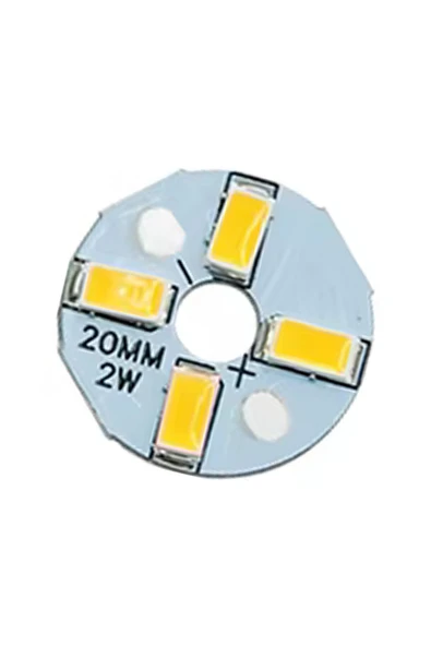 5730 6V 2W Beyaz 20mm 4 Ledli Modül - Resim 6