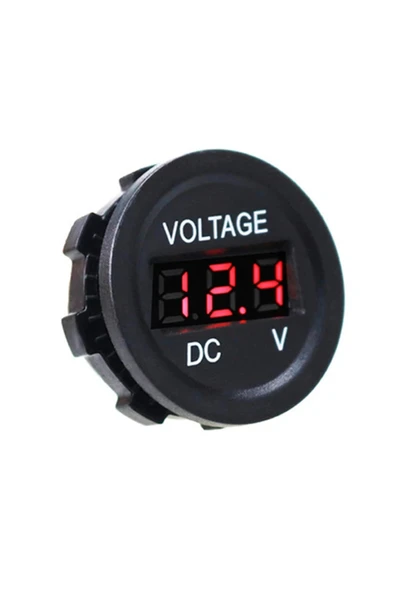 DC Voltmetre 48V Yuvarlak - Resim 6