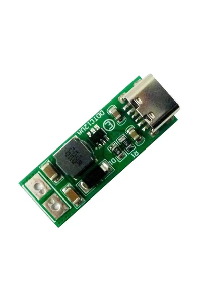 Type-C USB to 12V Boost Modül - Resim 3