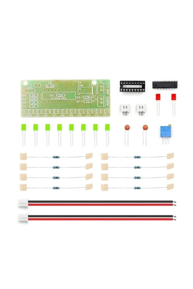 LM3915 10 Led Vumetre Kit - Resim 5