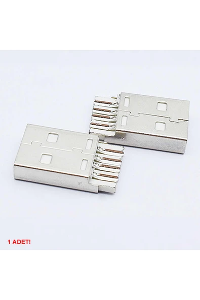 Usb Type A Erkek Soket Lehimlenebilir - Resim 2