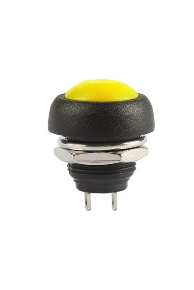 12mm PBS-33B Push Buton Sarı ürün görseli 1