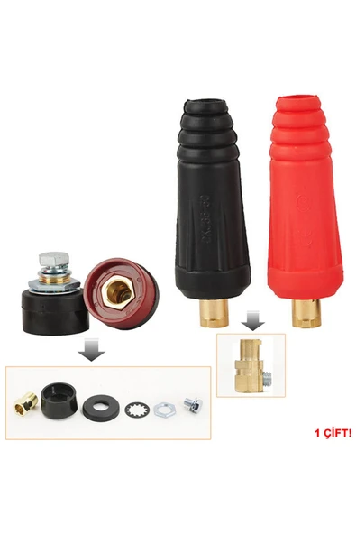 DKJ10-25 200A Konnektör Çift - Resim 6