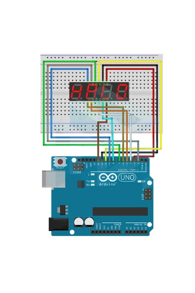 4 Digit 7 Segment - Resim 7