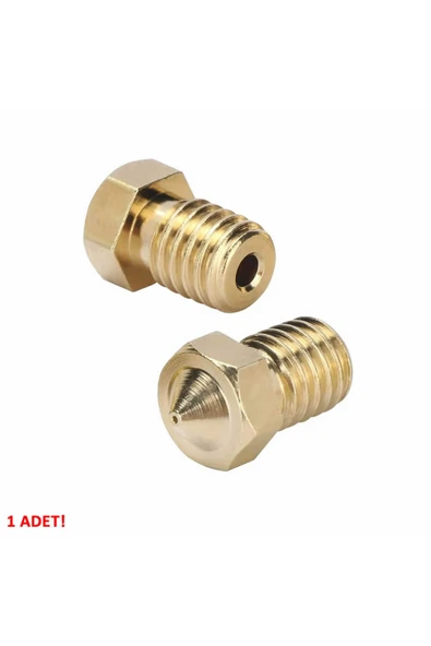 1.75mm M6 Nozzle - Resim 2