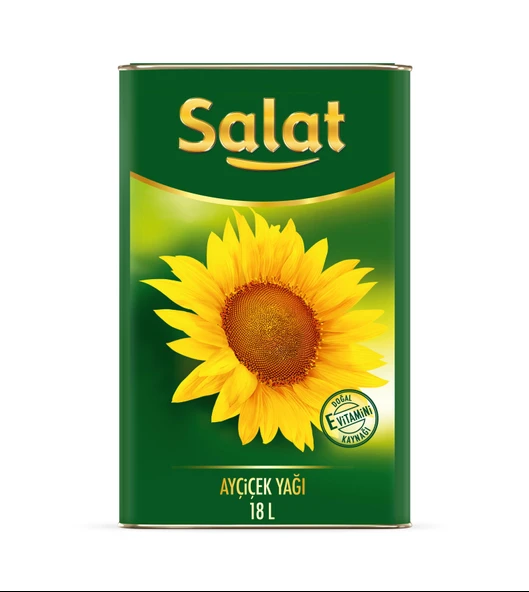 Salat Ayçiçek Yağı 18 Lt Teneke ürün görseli 1