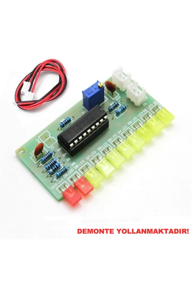 LM3915 10 Led Vumetre Kit - Resim 2