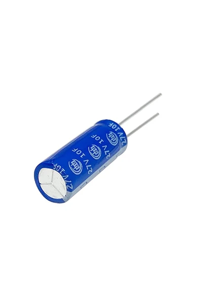 2.7V 10F Süper Kapasitör 10x25mm - Resim 3