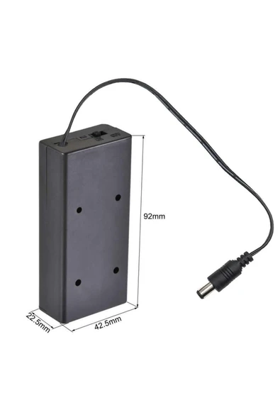 18650 2li Pil Kutusu Adaptör Soketli - Resim 8