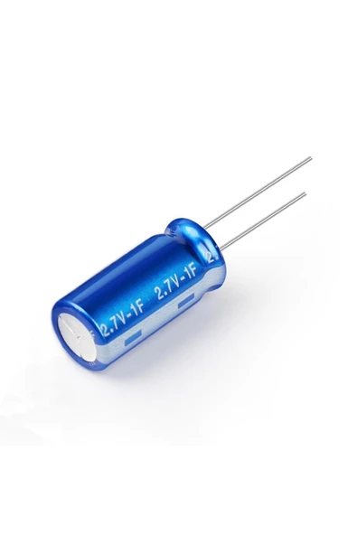 2.7V 1F Süper Kapasitör 8x14mm ürün görseli 1