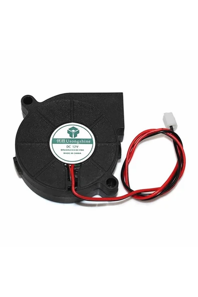 12V 5015 Salyangoz Fan - Resim 7