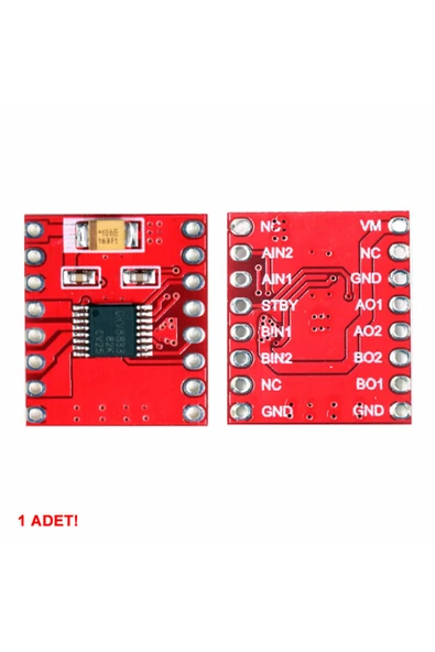 DRV8833 Modül Kırmızı - Resim 3