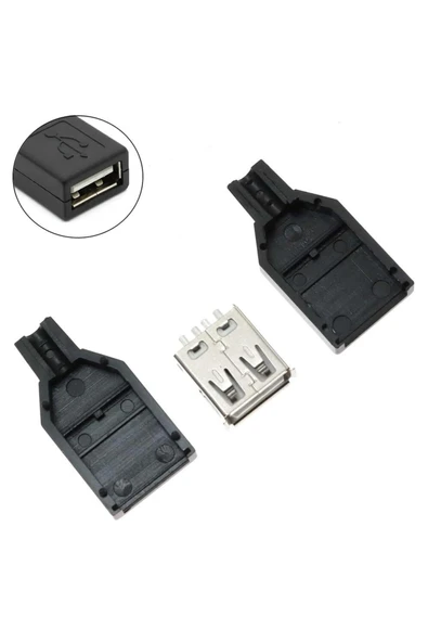 Kutulu Usb Type A Dişi Soket - Resim 4