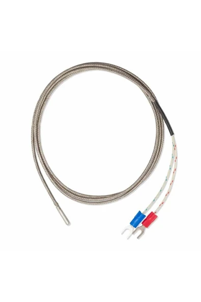 K Type Thermocouple 100cm Silindir Tip - Resim 2
