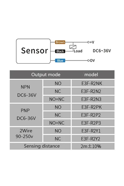 E3F-R2N2 Sensör - Resim 8