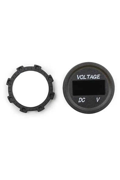 DC Voltmetre 48V Yuvarlak - Resim 3