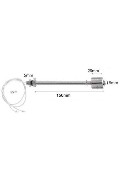 Metal Su Seviye Sensörü 150mm - Resim 7