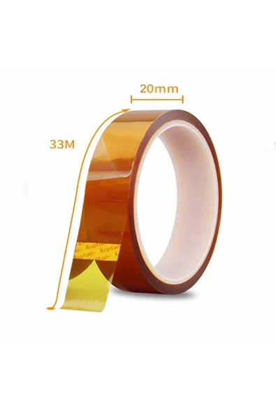 Kapton Bant 20mm x 30 Metre - Resim 2
