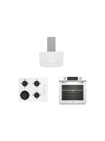 Altus Ala 322 W Fırın 189 Dw Ocak 510 W Davlumbaz Beyaz Ankastre Set ürün görseli 1