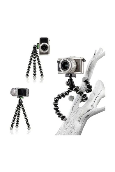 NEEPHO Gopro Uyumlu 26 Cm Esnek Gorilla Ahtapot Tripod Pratik Telefon Tutucu ürün görseli 1