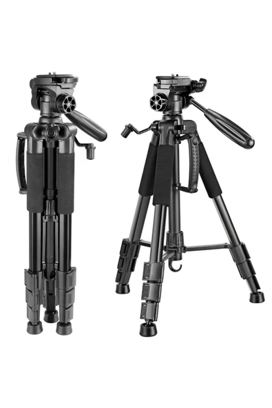 NEEPHO 175 Cm Ayarlanabilir Kumandalı Telefon Tutuculu 360 Dönebilen Taşıma Çantalı Tripod ürün görseli 1