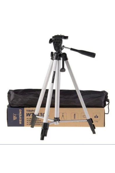 ASFAL 135 Cm Profesyonel Tripod Su Terazili Çanta Hediyeli Wt-330a ürün görseli 1
