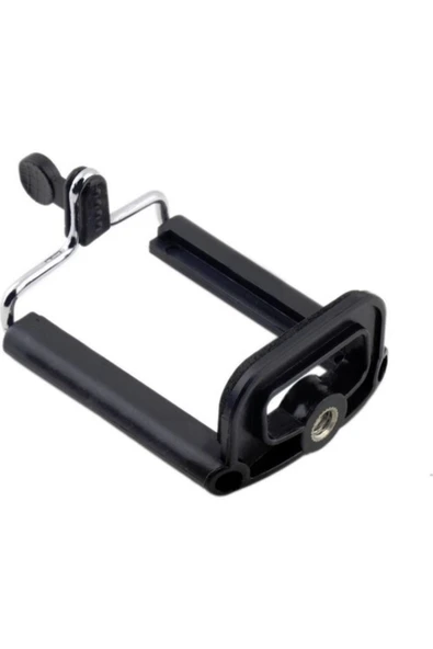 ASFAL Tripod Bağlantılı Telefon Tutucu Aparat Tripod Ve Selfie Çubuğu Bağlantısı ürün görseli 1