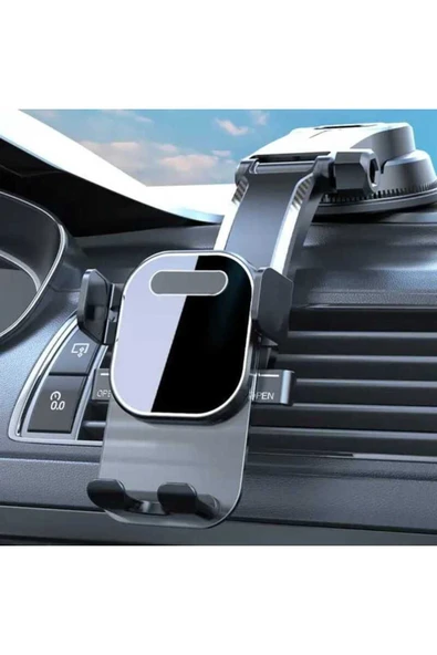 ASFAL Fiber Karbon 360° Dönebilen Kaliteli Vakumlu Teleskopik Araç Telefon Tutucu Navigasyon Araç Tutacağı ürün görseli 1