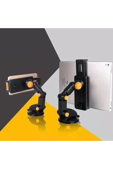 ASFAL Katlanabilir Masaüstü Ve Araç Içi Vantuzlu Telefon Ve Tablet Tutucu Stand ürün görseli 1