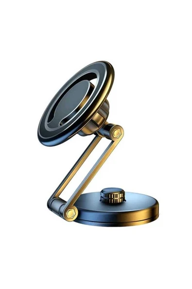 ASFAL Mükemmel Kaliteli Metal 360 Dönen Mıknatıslı Magsafe Masaüstü ve Araç İçi Telefon Tutucu ürün görseli 1