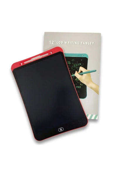 ASFAL Taşınabilir Lcd 12 Inç Dijital Kalemli Çizim Yazı Tahtası Not Yazma Eğitim Tableti Writing Tablet ürün görseli 1