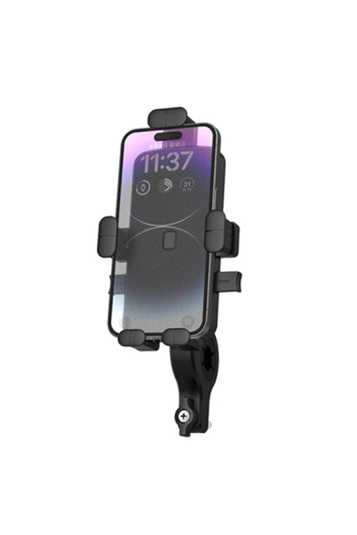 ASFAL Gidon Bağlantılı Scooter, Motosiklet Ve Bisiklet Telefon Tutucu Otomatik Kilitlemeli ürün görseli 1