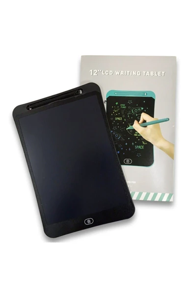 ASFAL Taşınabilir Lcd 12 Inç Dijital Kalemli Çizim Yazı Tahtası Not Yazma Eğitim Tableti Writing Tablet ürün görseli 1